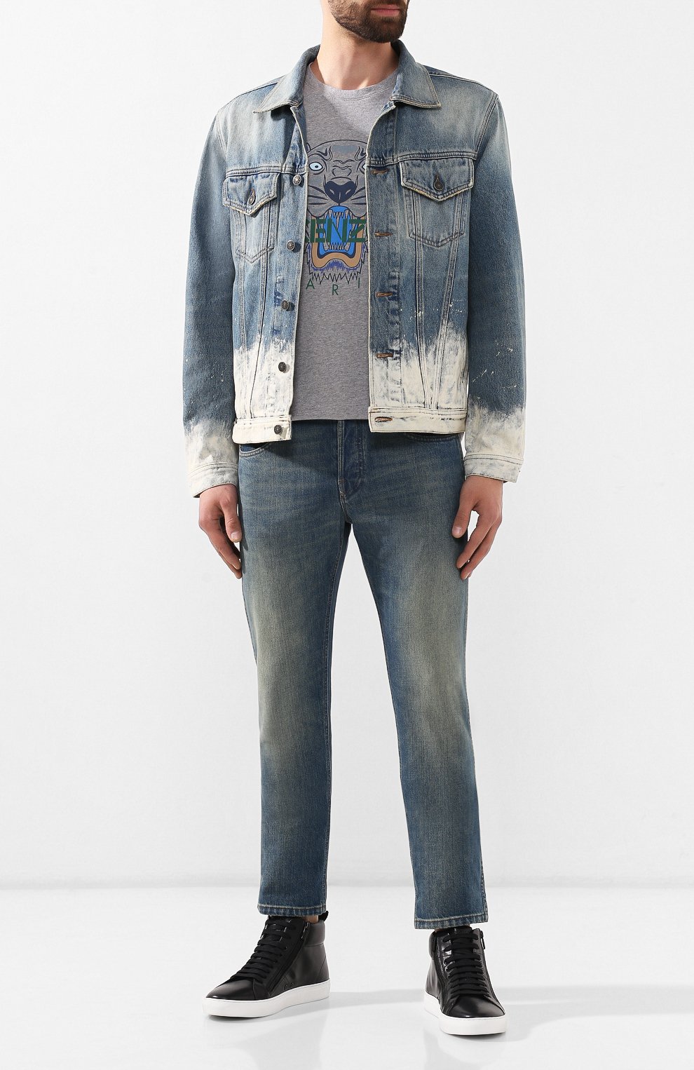 Хлопковая футболка KENZO, арт. F965TS0504YA, фото 2