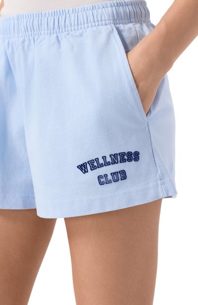 Хлопковые шорты SPORTY AND RICH, арт. SH037602010BL90, фото 5