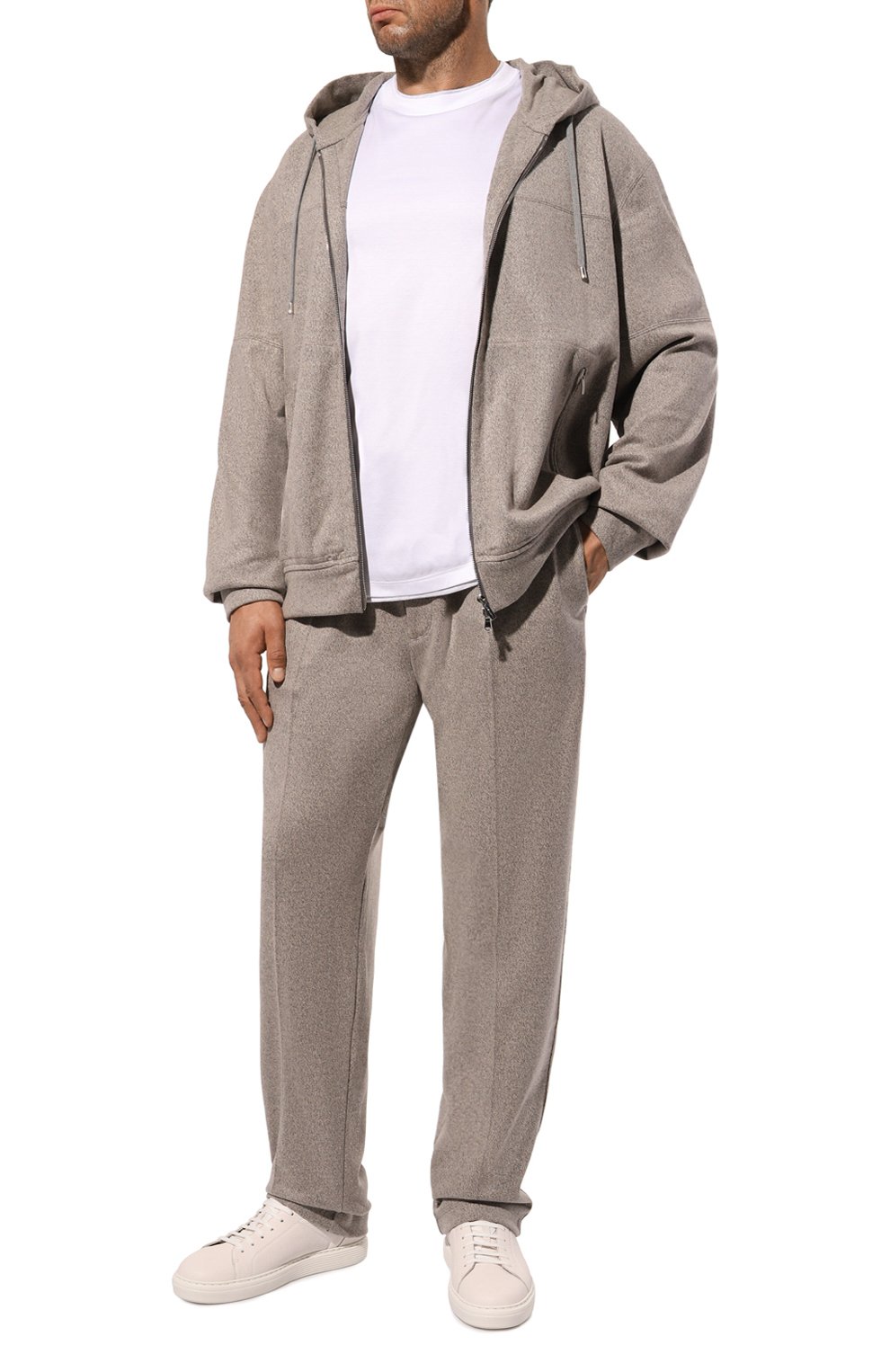 Брюки из шерсти и хлопка CORTIGIANI, арт. 1AP601, фото 2