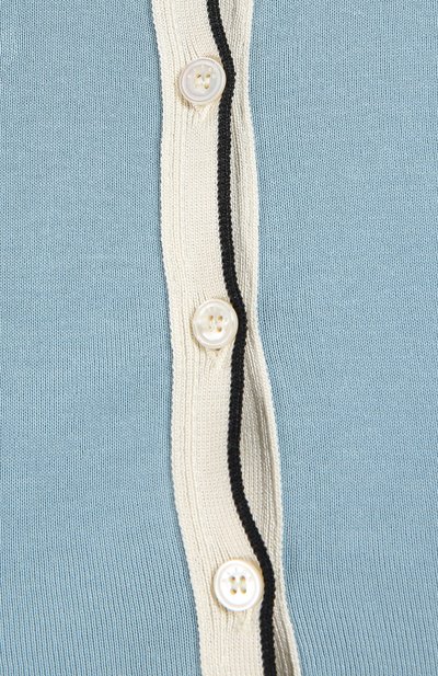 Поло KITON голубого цвета по цене 86650 руб., арт. D39718/FV4, фото 4 Поло KITON, арт. D39718/FV4, фото 4