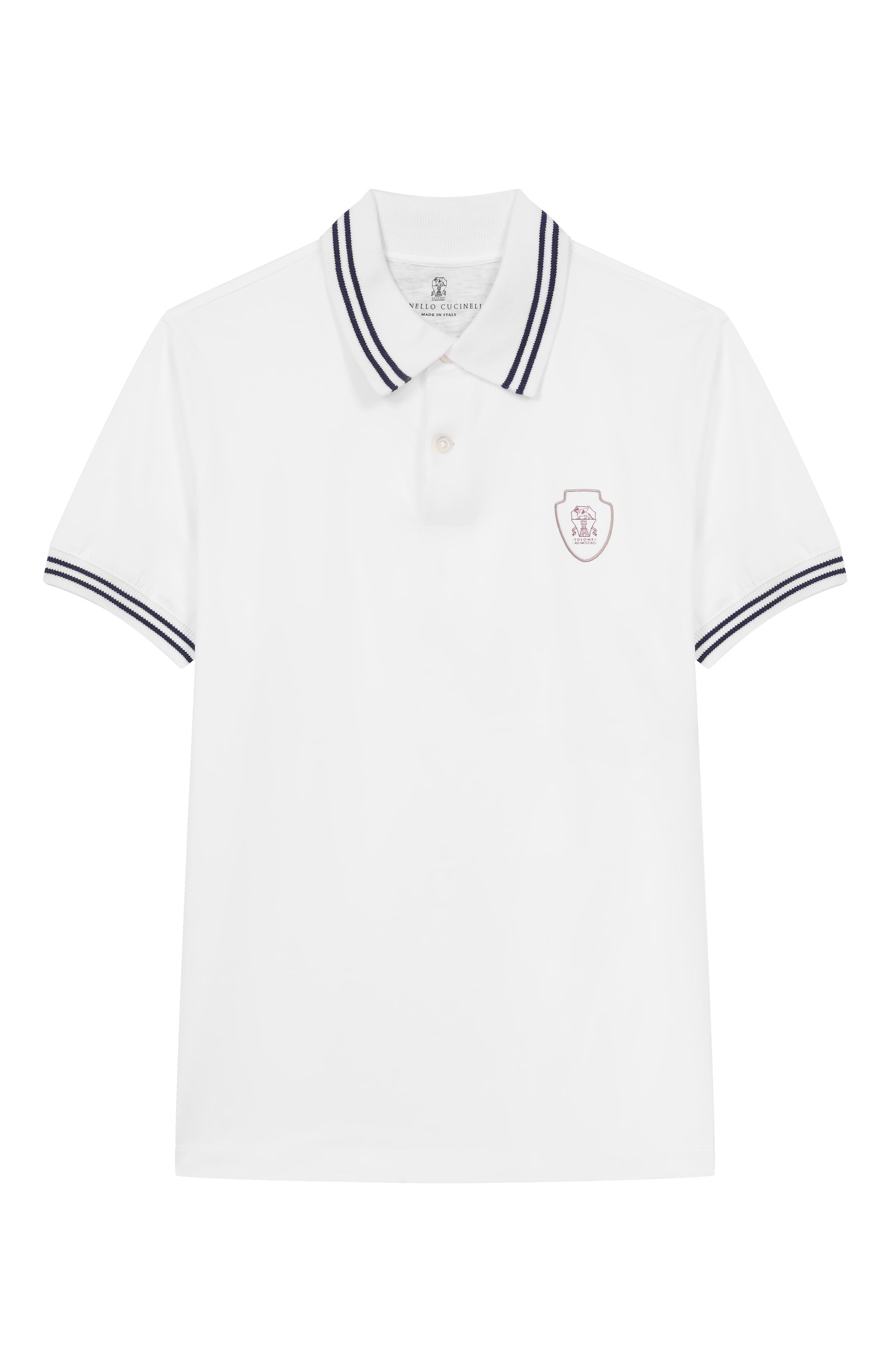 Хлопковое поло BRUNELLO CUCINELLI, арт. B0B13917TC, фото 1