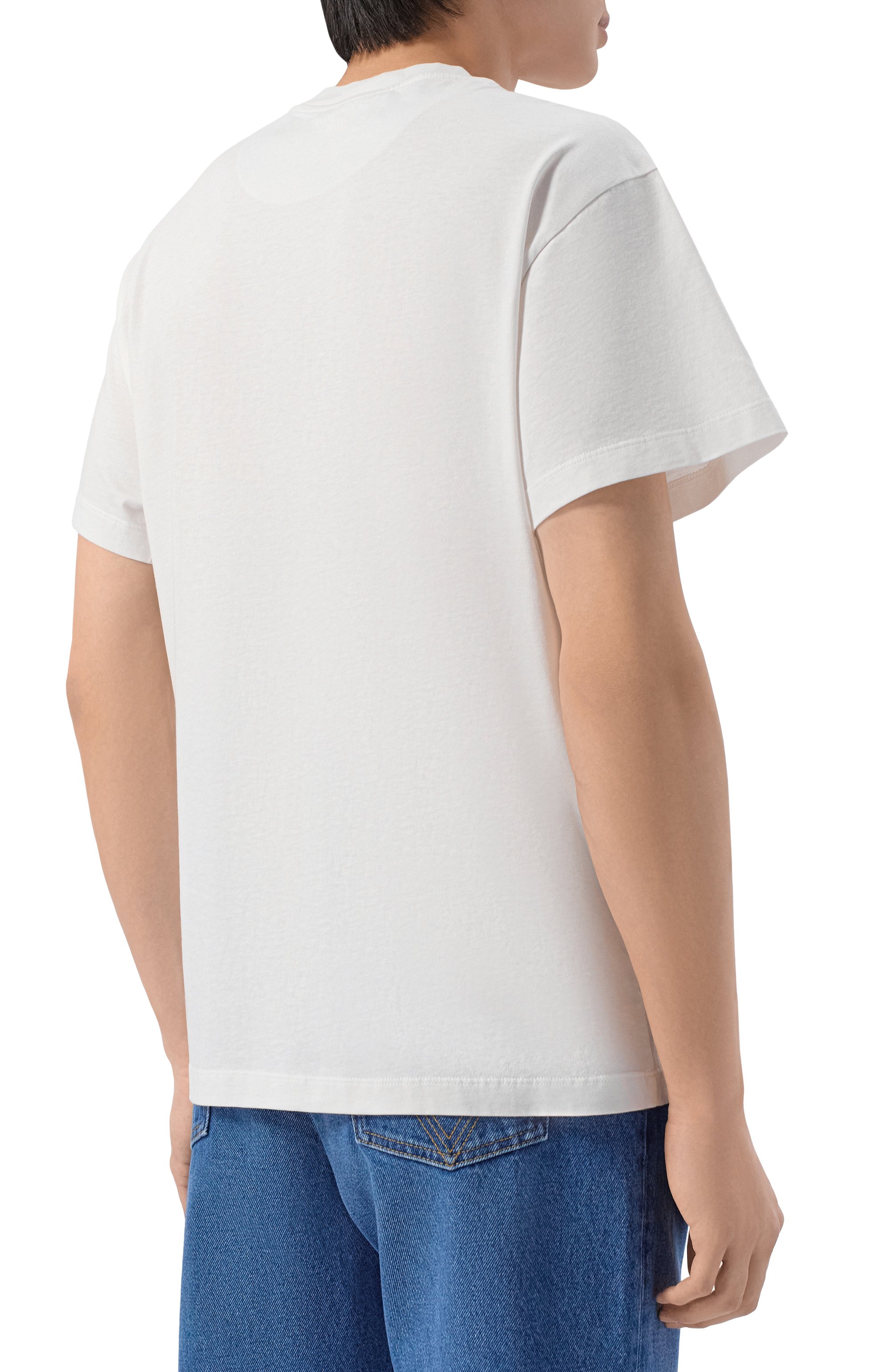 Комплект из трех футболок JIL SANDER белого цвета по цене 46850 руб., арт. J47GC0001-J45048, фото 4 Комплект из трех футболок JIL SANDER, арт. J47GC0001-J45048, фото 4