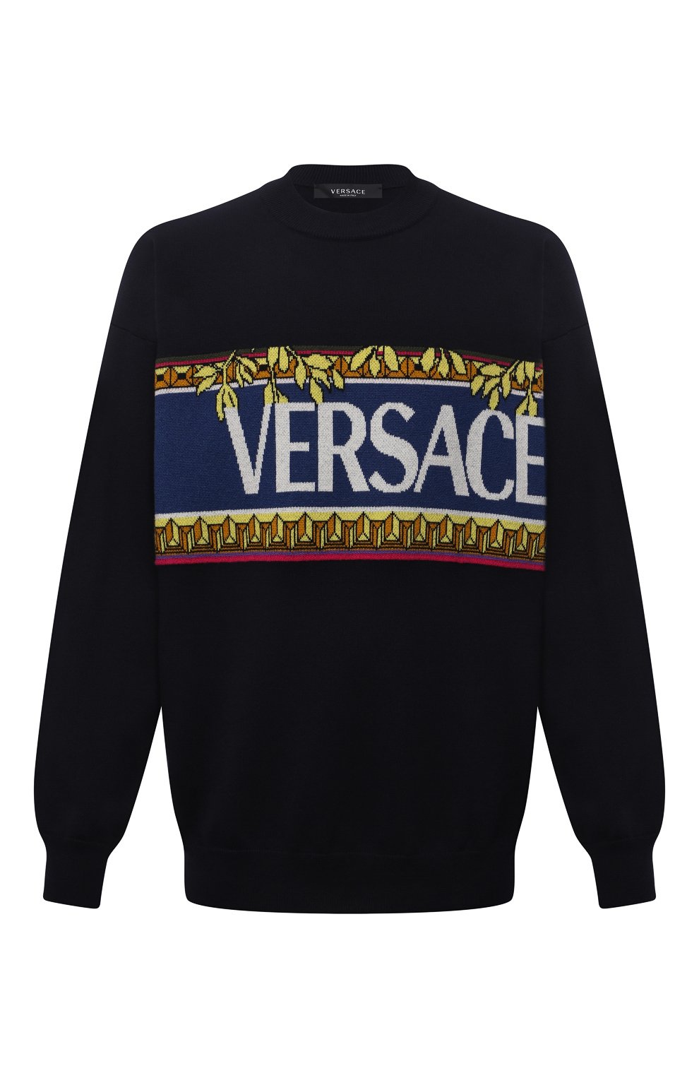 Свитер из хлопка и шерсти VERSACE, арт. 1001335/1A00980, фото 1