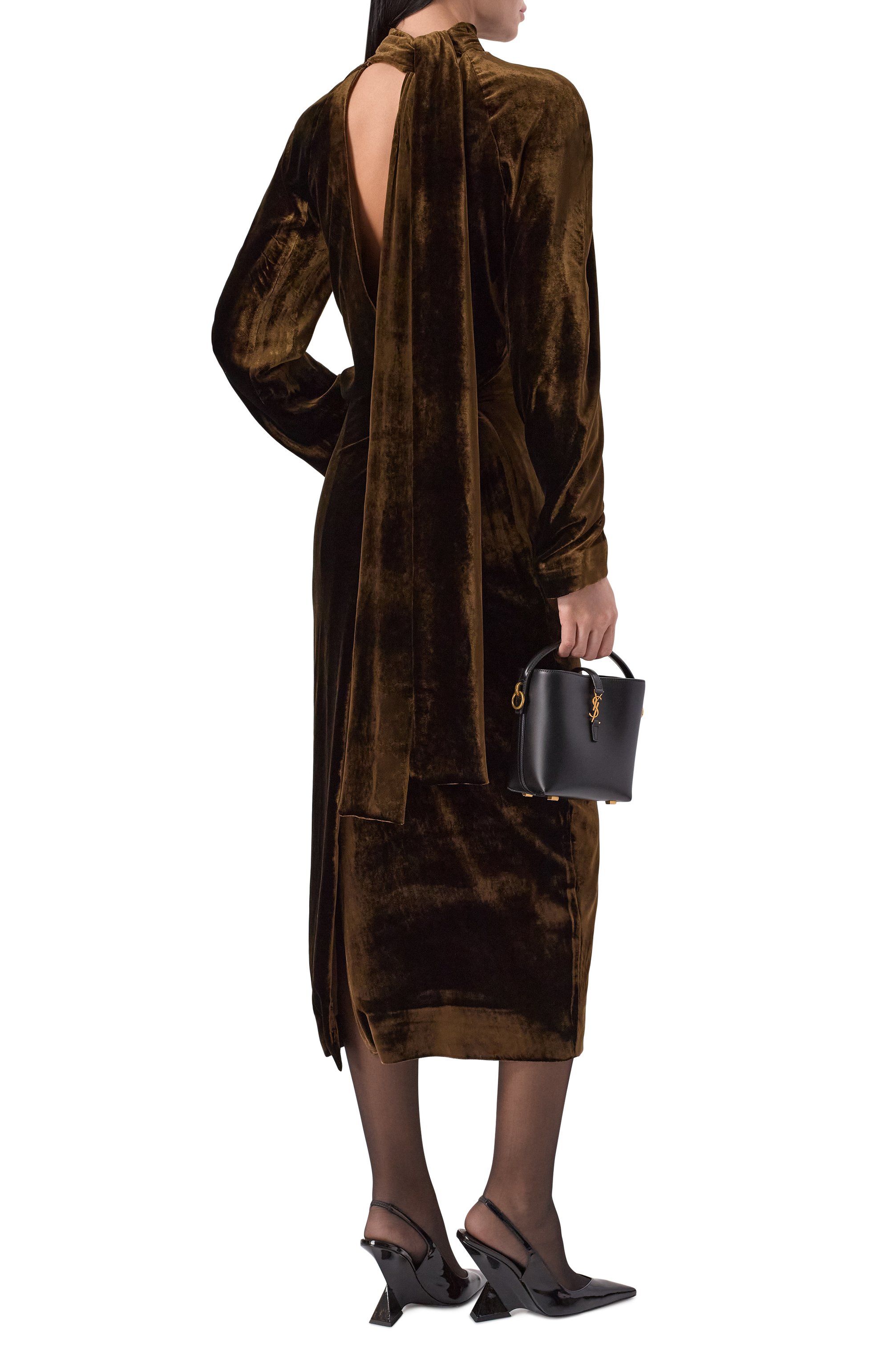 Бархатное платье PETAR PETROV, арт. F25TD17, фото 2