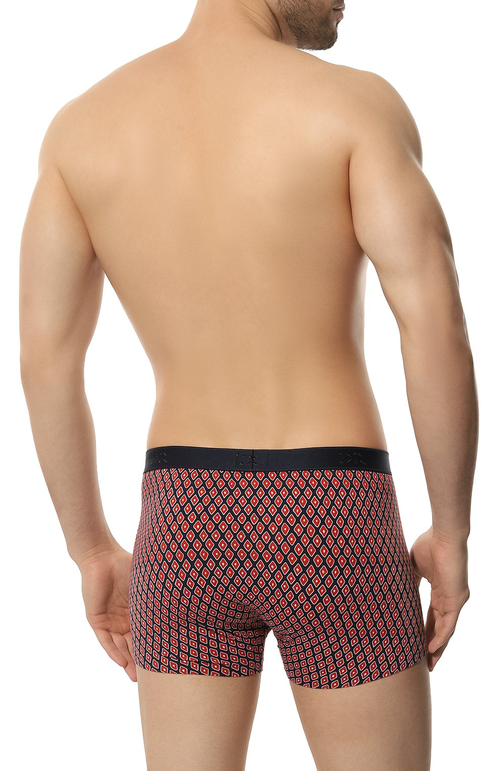 Хлопковые боксеры DEREK ROSE красного цвета по цене 6300 руб., арт. 8615-DIAM001, фото 3 Хлопковые боксеры DEREK ROSE, арт. 8615-DIAM001, фото 3