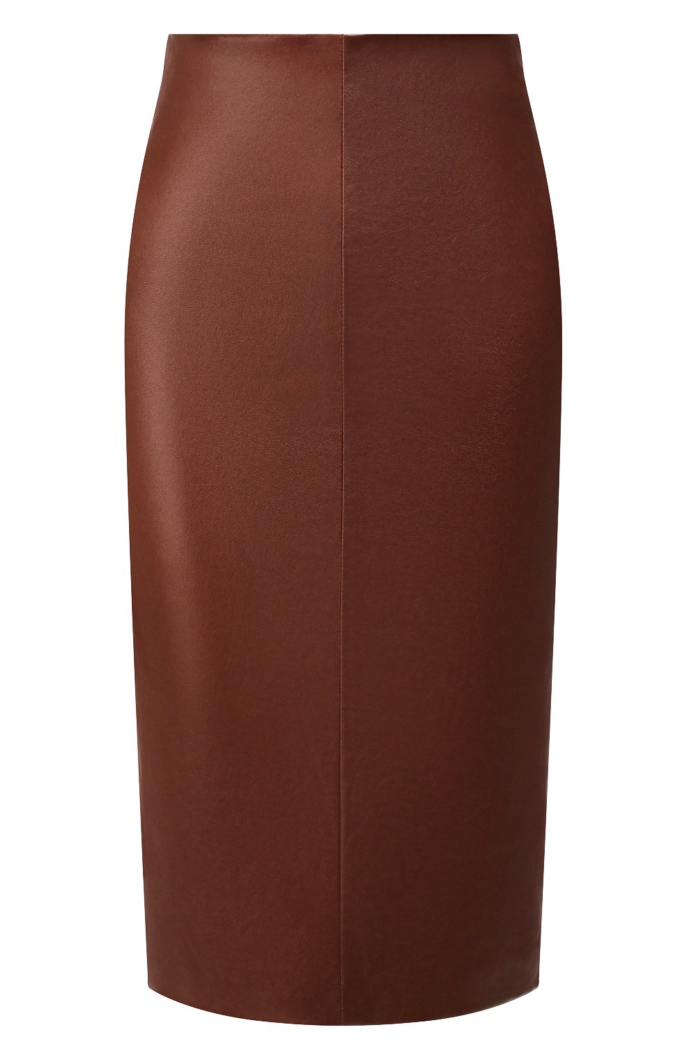 Кожаная юбка BRUNELLO CUCINELLI коричневого цвета по цене 289500 руб., арт. M0PULG2805, фото 1 Кожаная юбка BRUNELLO CUCINELLI, арт. M0PULG2805, фото 1