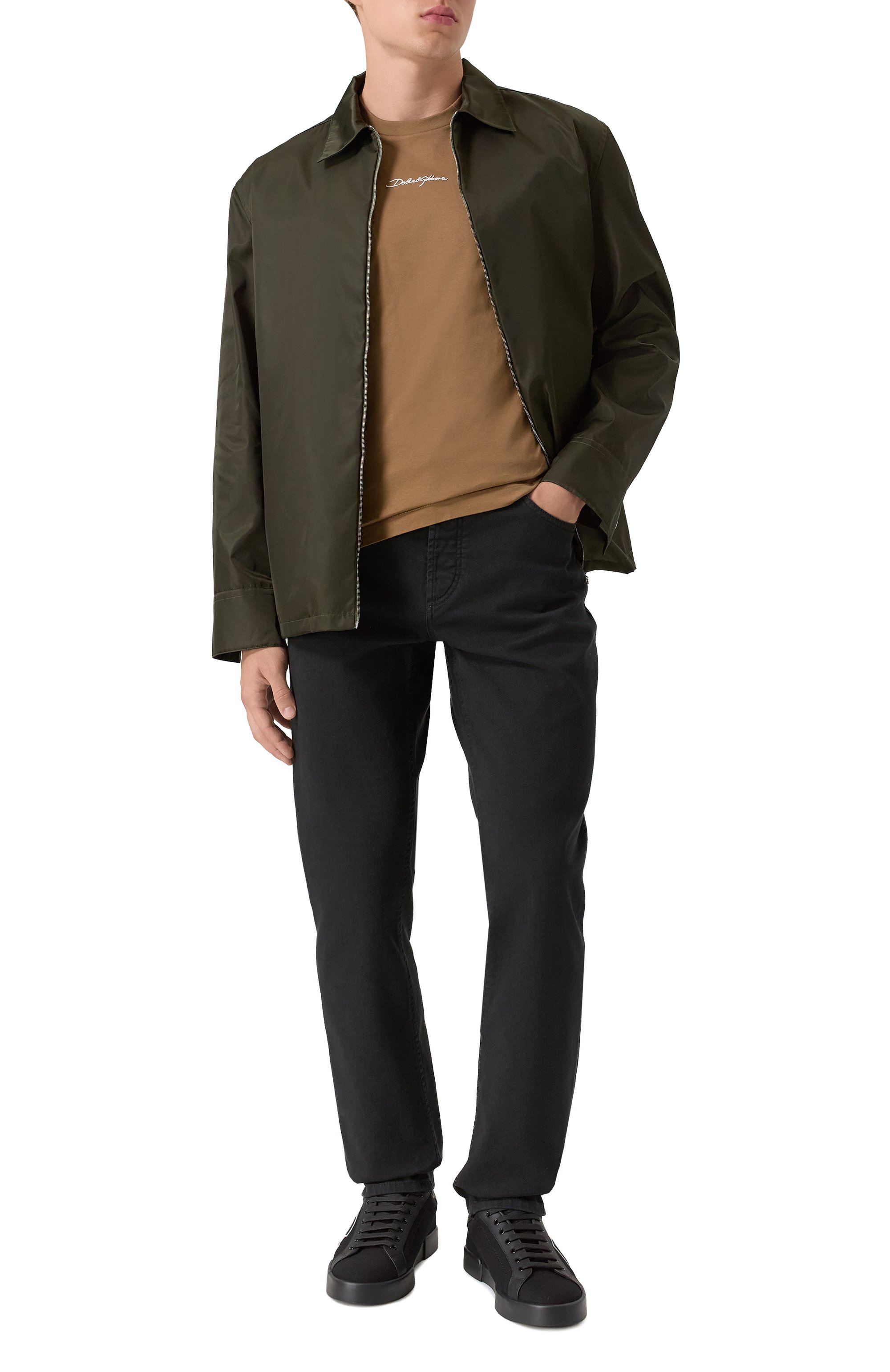 Хлопковая футболка DOLCE & GABBANA, арт. G8RN8Z/G7NUB, фото 2