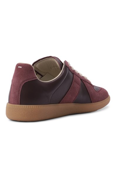 Кожаные кеды replica MAISON MARGIELA бордового цвета по цене 81850 руб., арт. S58WS0109/P1895, фото 5 Кожаные кеды replica MAISON MARGIELA, арт. S58WS0109/P1895, фото 5