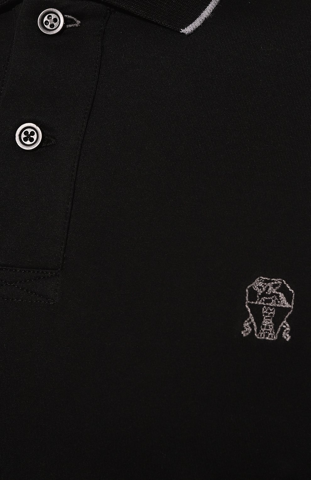 Хлопковое поло BRUNELLO CUCINELLI, арт. M0T619769G, фото 5