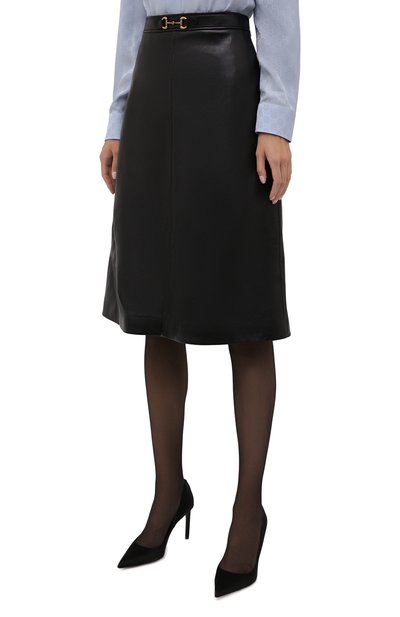 Кожаная юбка GUCCI, арт. 659235/XNA0U, фото 3