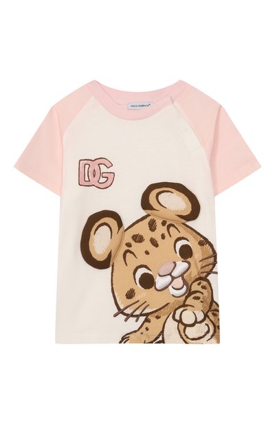 Хлопковая футболка DOLCE & GABBANA, арт. L2JT0S/II7IQ
