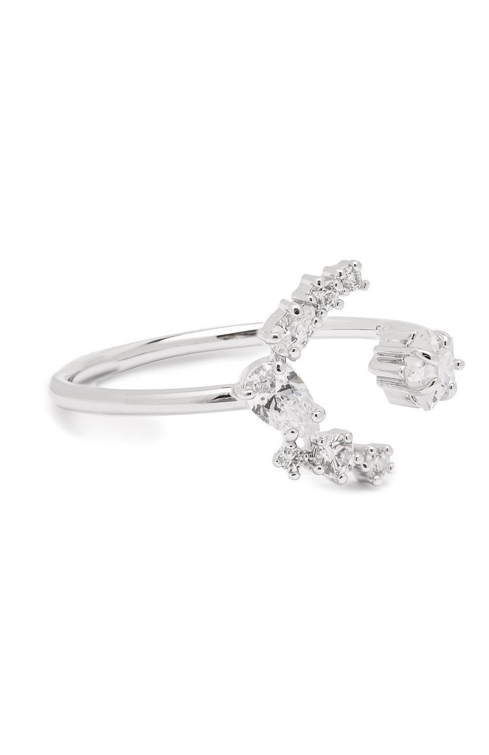 Кольцо moonsun swarovski x penelope cruz SWAROVSKI серебряного цвета по цене 7980 руб., арт. 5513976, фото 1 Кольцо moonsun swarovski x penelope cruz SWAROVSKI, арт. 5513976, фото 1
