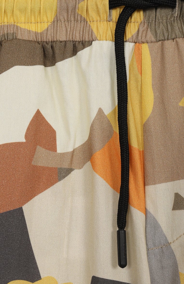 Детские хлопковые шорты MSGM KIDS разноцветного цвета, арт. S5MSJBBE014 | Фото 3 (Нос: Не проставлено; Материал внешний: Хлопок; Случай: Повседневный; Ростовка одежда: 6 лет | 116 см, 10 - 11 лет | 140 - 146см, 12 лет | 152 см, 16 лет | 164 см, 8 лет | 128 см)