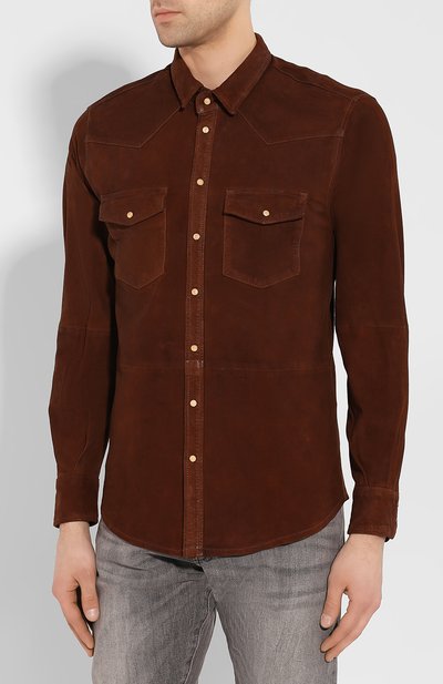 Замшевая рубашка ELEVENTY, арт. 979PL0150 PEL26008, фото 3