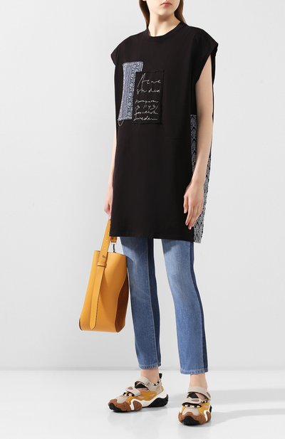 Хлопковая футболка ACNE STUDIOS, арт. AL0130, фото 2