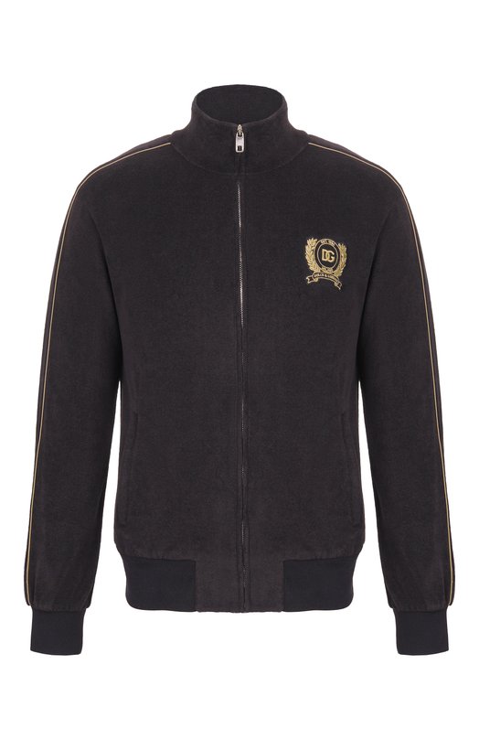 Хлопковая толстовка Dolce & Gabbana G9CCDZ/HU7XG Чёрный G9CCDZ/HU7XG