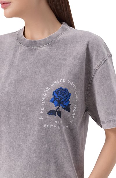 Хлопк�овая футболка RED SEPTEMBER, арт. 825.01.TSS21.04, фото 5