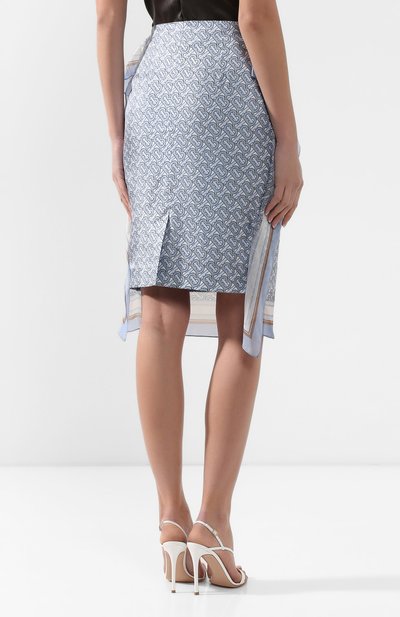 Шелковая юбка BURBERRY, арт. 4562642, фото 4