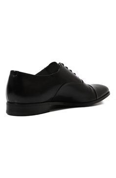 Мужские кожаные оксфорды PRADA черного цвета, арт. 2EB177-P39-F0002 | Фото 5 (Материал сплава: Проставлено; Нос: Не проставлено; Стили: Классический; Материал внешний: Натуральная кожа)
