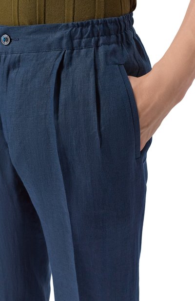 Льняные брюки KITON, арт. UPN01H09690, фото 5