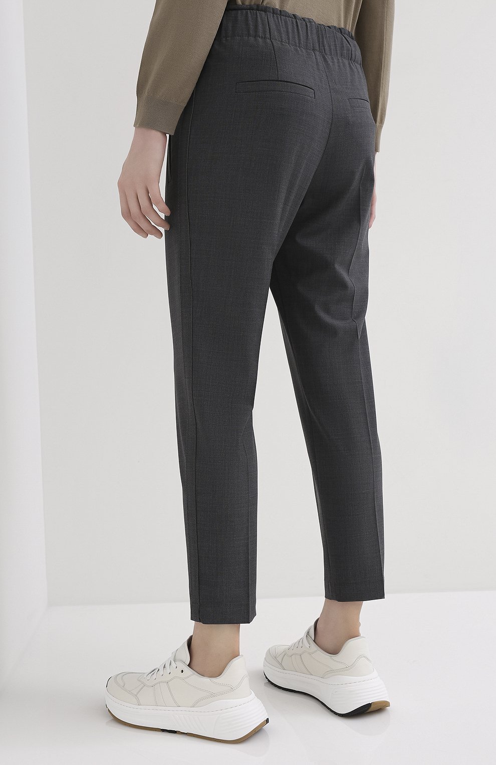 Шерстяные брюки BRUNELLO CUCINELLI, арт. M0W07P7041, фото 4