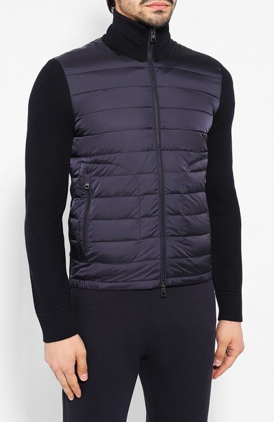 Комбинированный кардиган MONCLER, арт. E2-091-94127-00-94666, фото 3