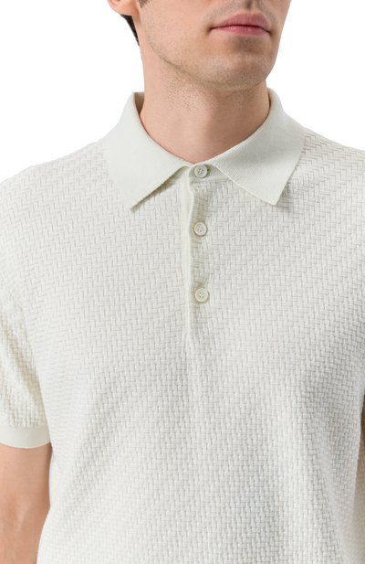 Поло из хлопка и шелка BRIONI, арт. UMR200/PAK22, фото 5