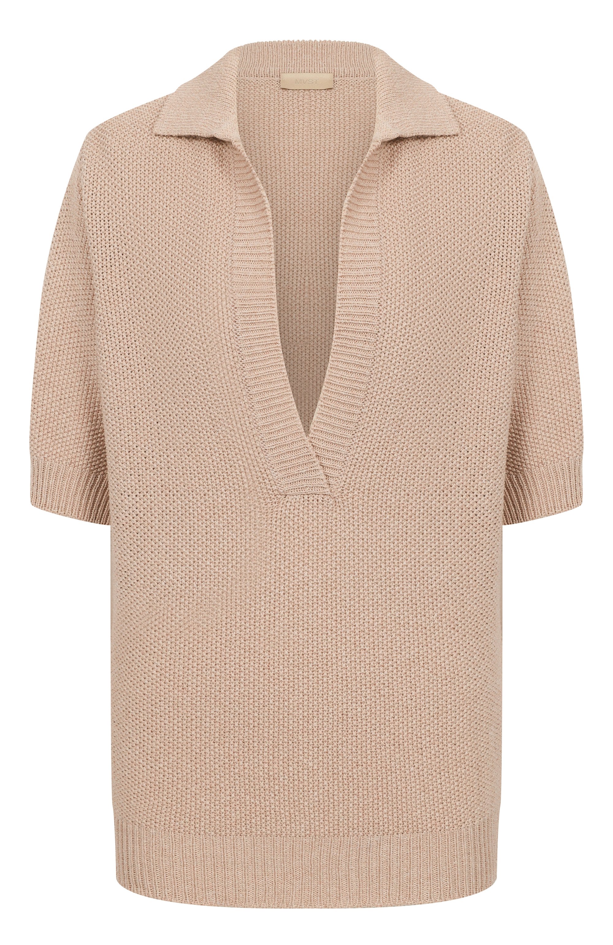 Поло из шелка и хлопка MVST, арт. WS61-259MU, фо�то 1