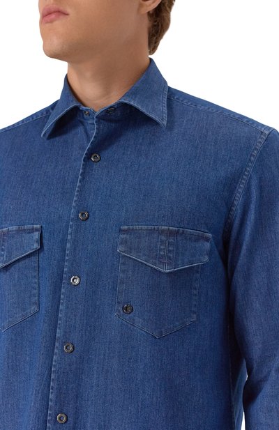 Джинсовая рубашка STEFANO RICCI, арт. MC008012/EX3002, фото 5