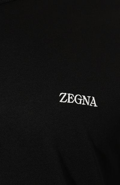 Хлопковая футболка ZEGNA, арт. E7360A5/B760, фото 5