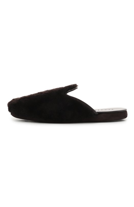 Домашние туфли из овчины Frette 25299124 00F 90351 Чёрный  25299124 00F 90351 Фото 4