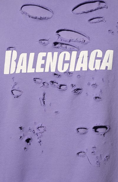 Хлопковое худи BALENCIAGA, арт. 659403/TKVB6, фото 5