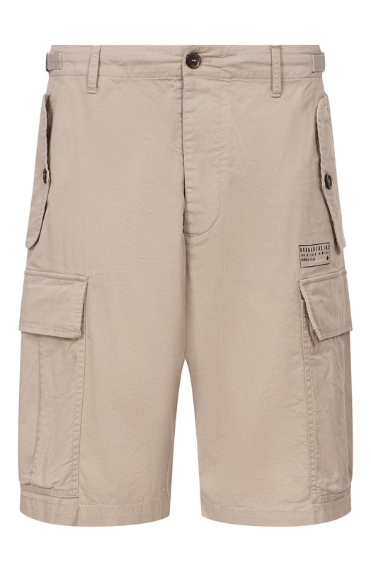Хлопковые шорты Dsquared2 S74MU0965/S35175 Бежевый S74MU0965/S35175