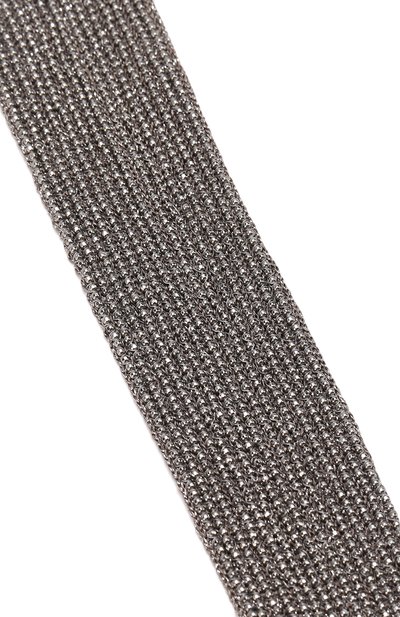 Галстук с металлизированной нитью BRUNELLO CUCINELLI, арт. M31802299, фото 2