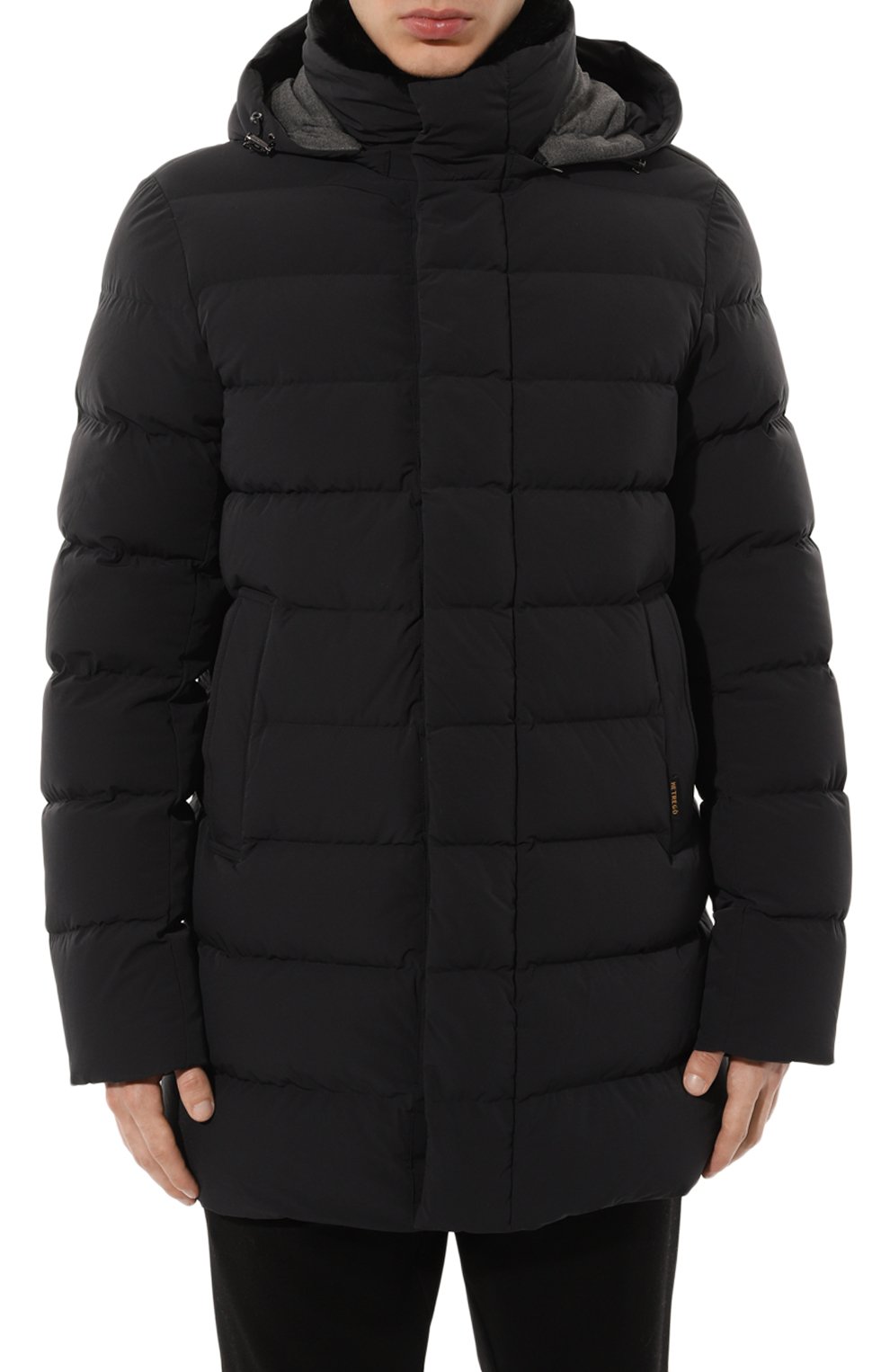 Пуховик с воротником из кролика HETREGO, арт. 8N435R/WILLIAM, фото 3