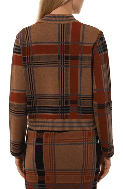 Шерстяной пуловер DRIES VAN NOTEN коричневого цвета по цене 76100 руб., арт. 242-011251-9731, фото 4 Шерстяной пуловер DRIES VAN NOTEN, арт. 242-011251-9731, фото 4