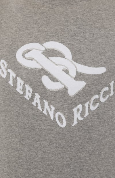 Хлопковая футболка STEFANO RICCI, арт. MNH4203270/803C0, фото 5