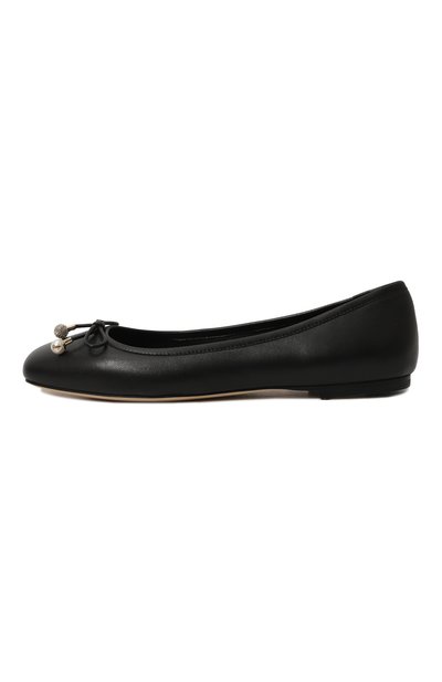 Кожаные балетки elme JIMMY CHOO, арт. ELME FLAT/NAP, фото 4
