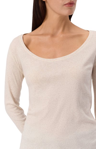 Лонгслив из хлопка и вискозы BOSS ORANGE, арт. 50542107, фото 5