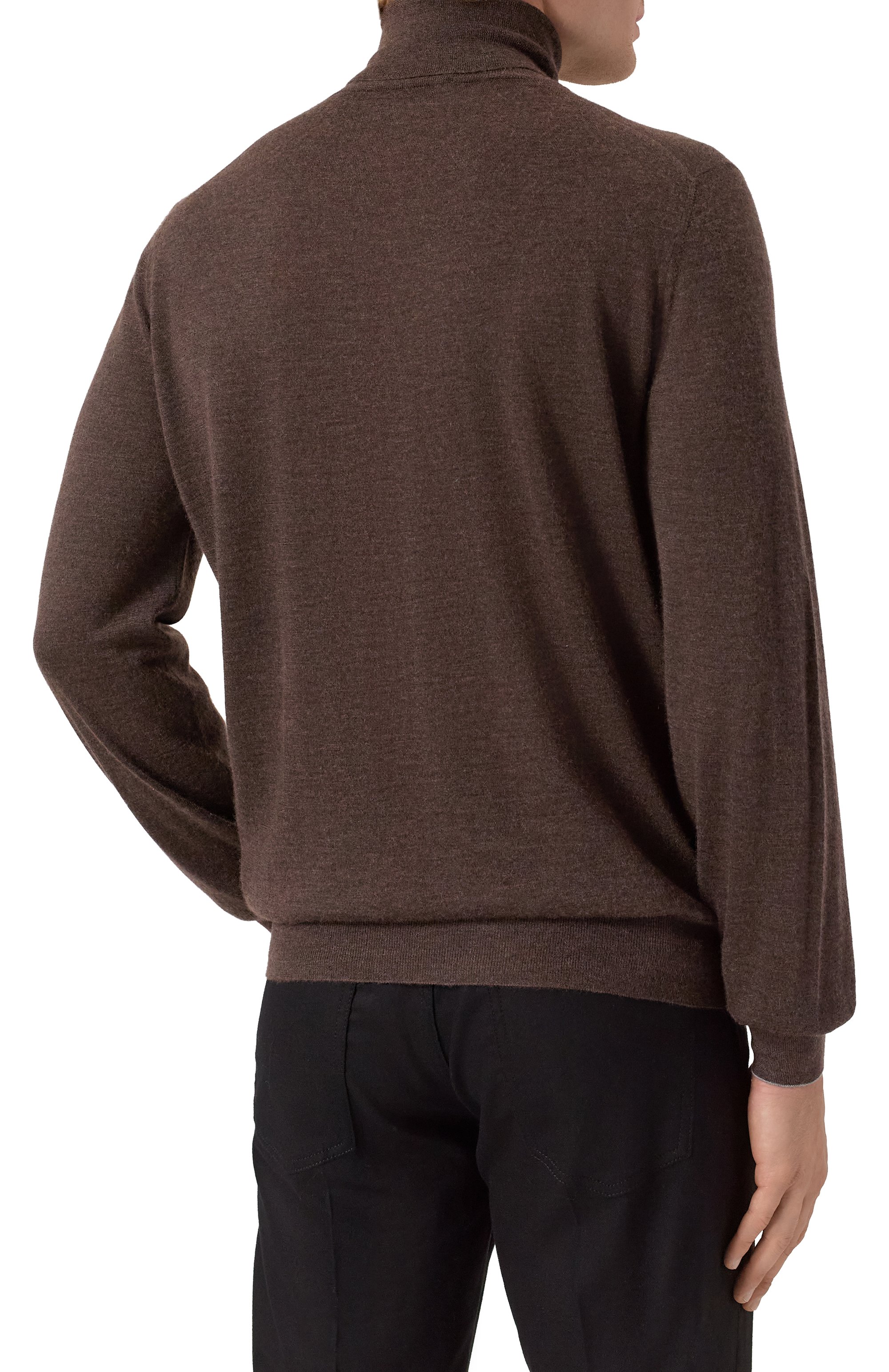 Водолазка из кашемира и шелка BRUNELLO CUCINELLI, арт. M2300103, фото 4