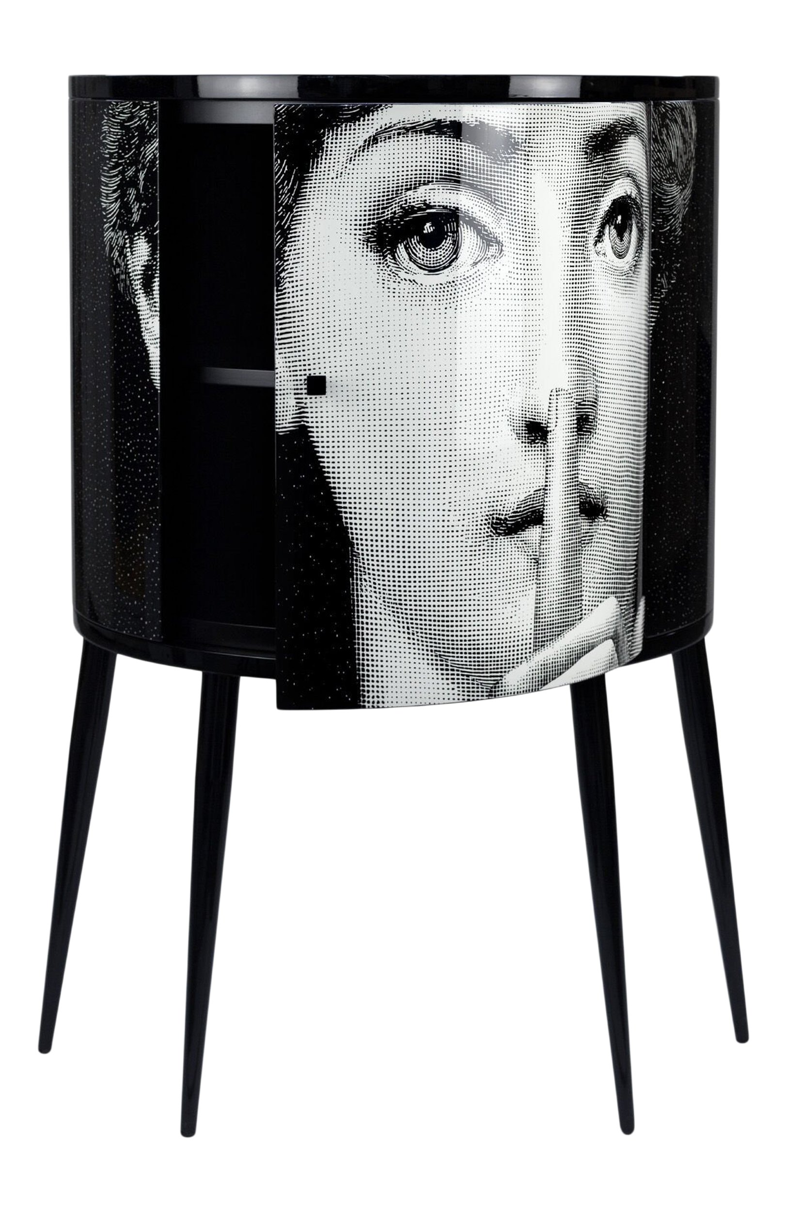 Консоль silenzio FORNASETTI черно-белого цвета по цене 1055000 руб., арт. M51X334, фото 2 Консоль silenzio FORNASETTI, арт. M51X334, фото 2
