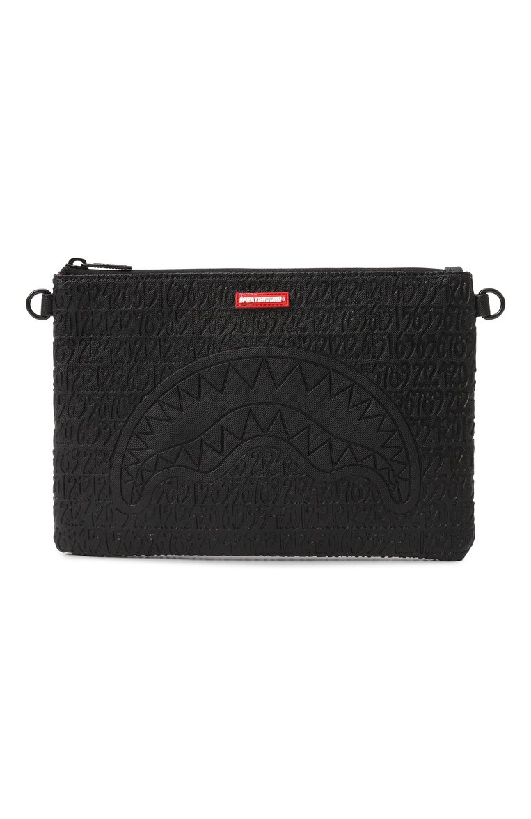 Детская клатч SPRAYGROUND черного цвета, арт. 910B6884NSZ | Фото 1 (Материал: Резина, Пластик; Нос: Не проставлено; Материал сплава: Проставлено)