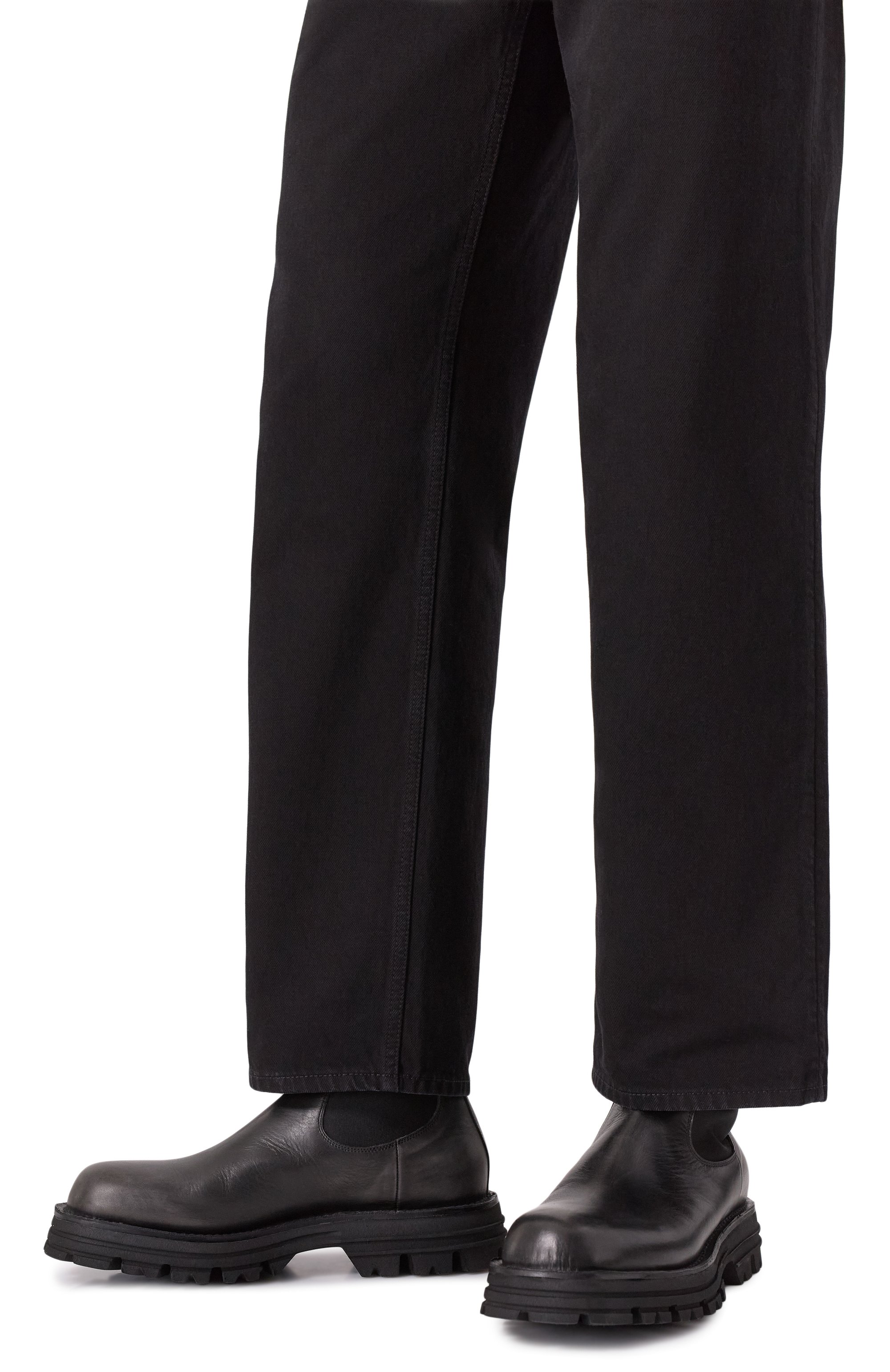 Кожаные челси BARRACUDA черного цвета по цене 69950 руб., арт. BU3581/LEATHER, фото 3 Кожаные челси BARRACUDA, арт. BU3581/LEATHER, фото 3