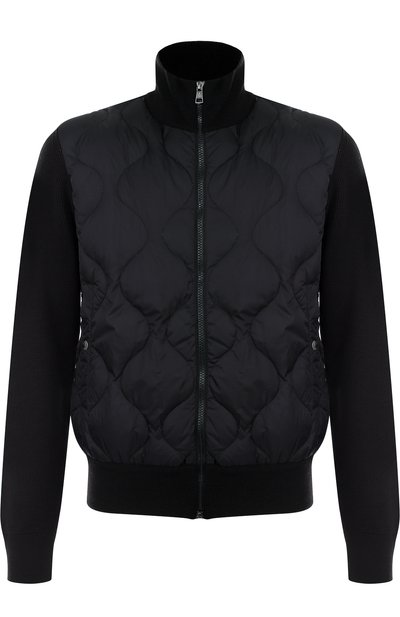 Шерстяной кардиган на молнии с пуховой отделкой MONCLER, арт. C2-091-94111-00-97551, фото 1