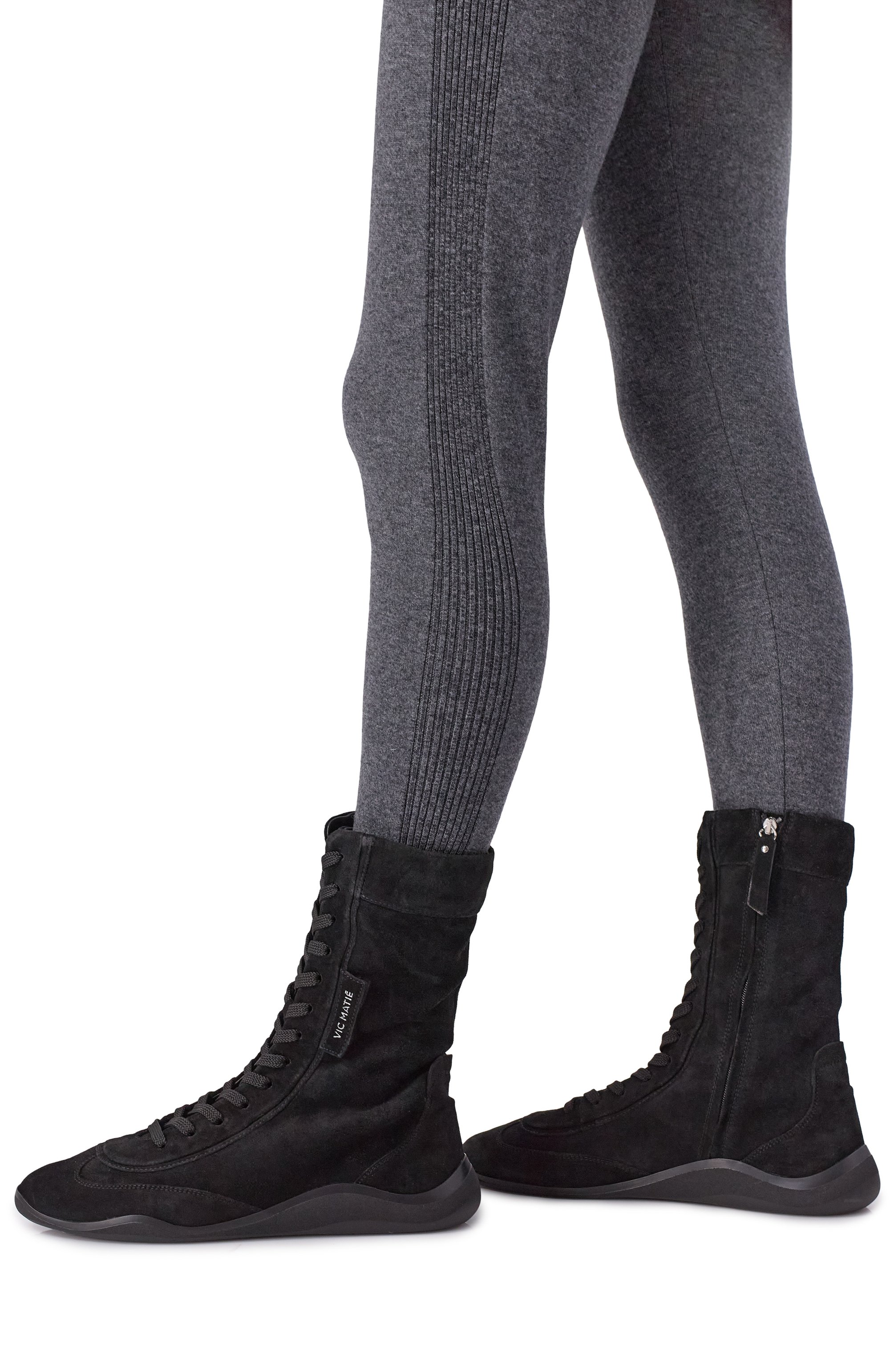 Замшевые кеды g32 ondina VIC MATIE черного цвета по цене 48600 руб., арт. 1H4306D_G32H010101, фото 2 Замшевые кеды g32 ondina VIC MATIE, арт. 1H4306D_G32H010101, фото 2