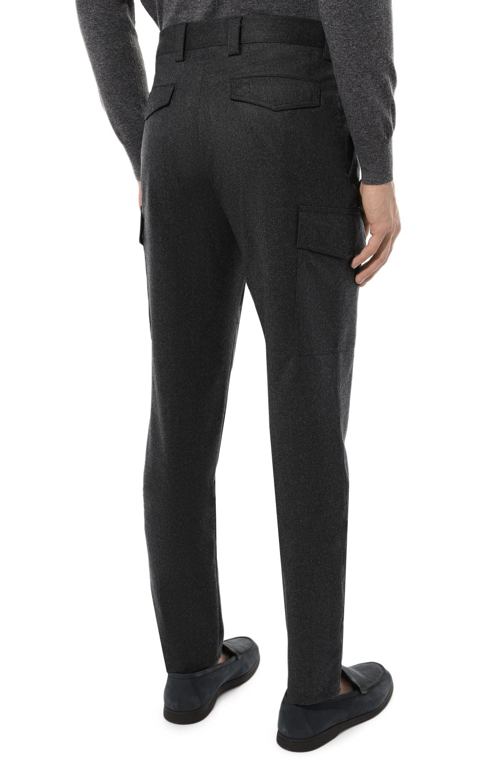 Шерстяные брюки-карго BRUNELLO CUCINELLI, арт. ME226B2160, фото 4