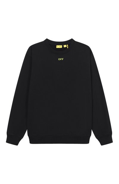 Хлопковый свитшот OFF-WHITE, арт. 0BBA001S26FLE003_001