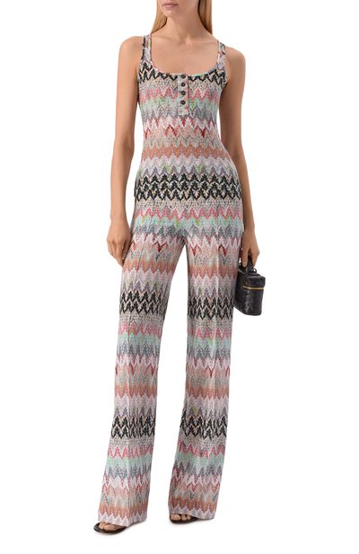 Брюки из вискозы и хлопка MISSONI разноцветного цвета по цене 136000 руб., арт. DS26SI09/BR014Z, фото 2 Брюки из вискозы и хлопка MISSONI, арт. DS26SI09/BR014Z, фото 2