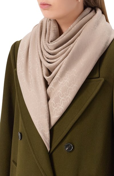 Шаль из шелка и шерсти ELIE SAAB, арт. 710009408, фото 2