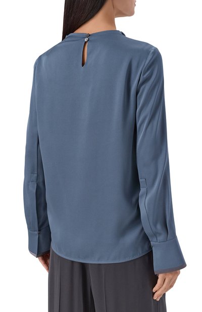 Блузка из вискозы и шелка AGNONA, арт. TT1002E/U5073E, фото 4